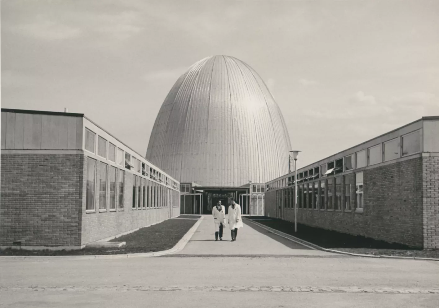 Inbetriebnahme des „Atom-Ei“, Oktober 1957. © TUM